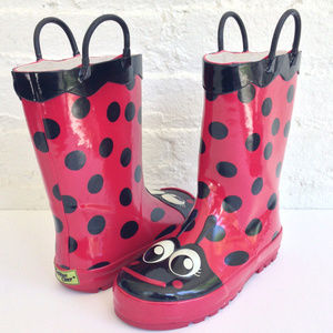 WESTERN CHIEF "Ladybug" Rain Boots (Sz 13) NEW!